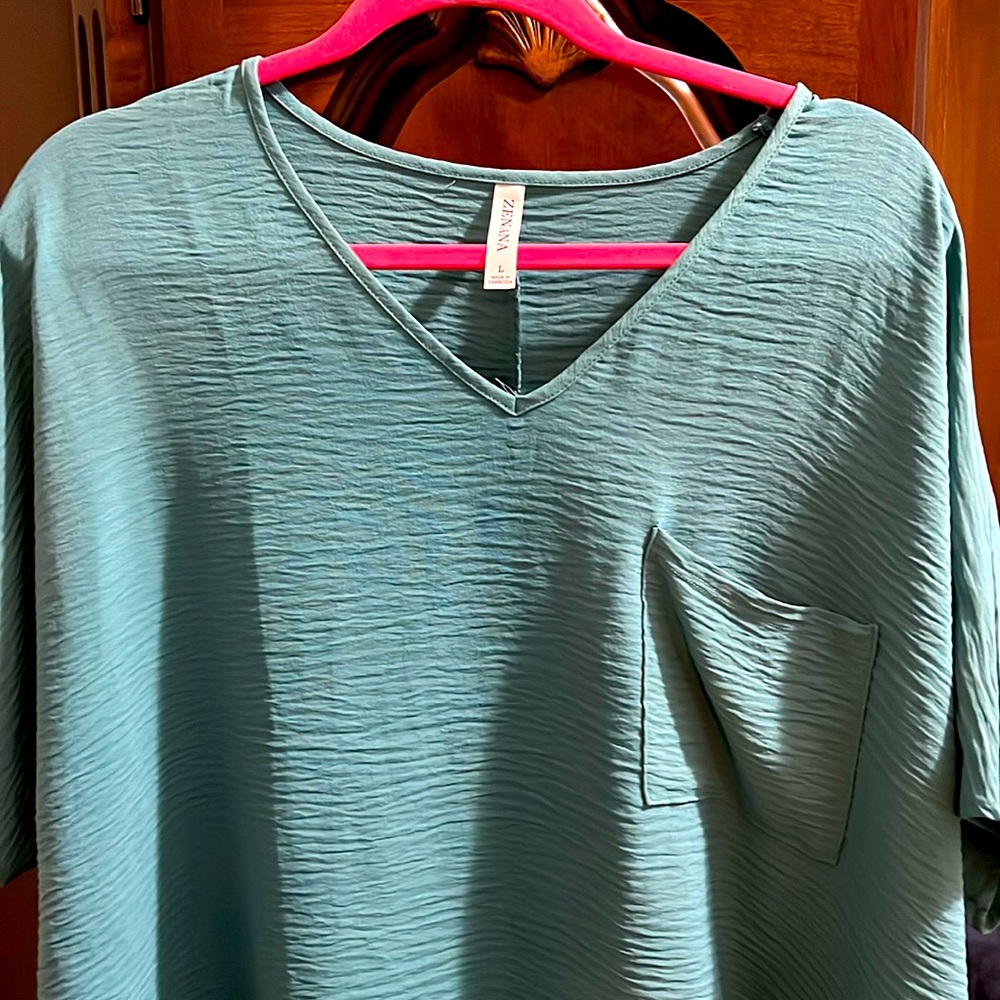 Zenena woven blouse
